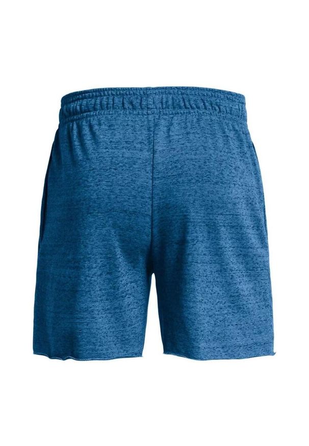 Spodnie treningowe męskie Under Armour 1382427406. Kolor: niebieski. Długość: krótkie