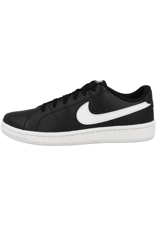 Buty do chodzenia męskie Nike Court Royale 2 NN. Zapięcie: sznurówki. Kolor: czarny. Materiał: materiał, tkanina, syntetyk. Szerokość cholewki: normalna. Model: Nike Court. Sport: turystyka piesza