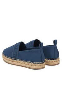 Calvin Klein Espadryle Oblique Espadrille Webbing HW0HW02934 Niebieski. Kolor: niebieski. Materiał: materiał #2