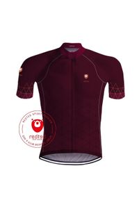 REDTED - Viking Bordeaux - RedTed Cycling Jersey. Kolor: czerwony. Materiał: poliester. Sport: kolarstwo