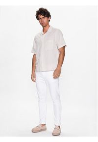 Calvin Klein Koszula K10K109521 Beżowy Regular Fit. Kolor: beżowy. Materiał: bawełna #4