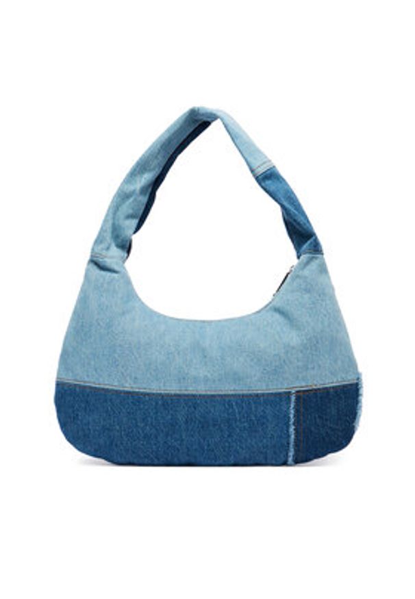 Tommy Jeans Torebka Tjw Denim Patchwork Shoulder Bag AW0AW18471 Niebieski. Kolor: niebieski