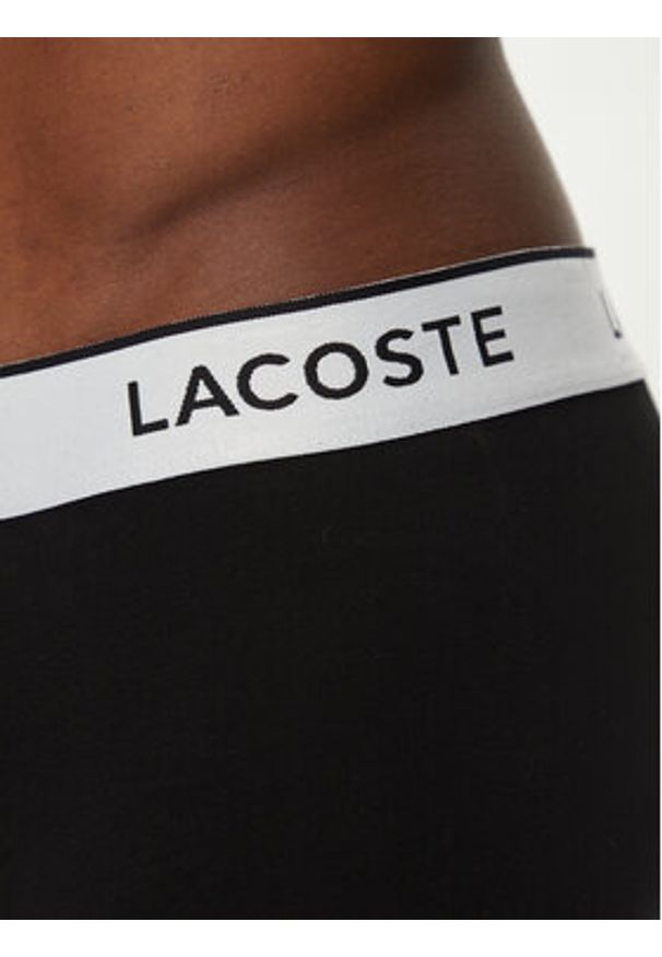 Lacoste Komplet 3 par bokserek 5H2392 Czarny. Kolor: czarny. Materiał: bawełna