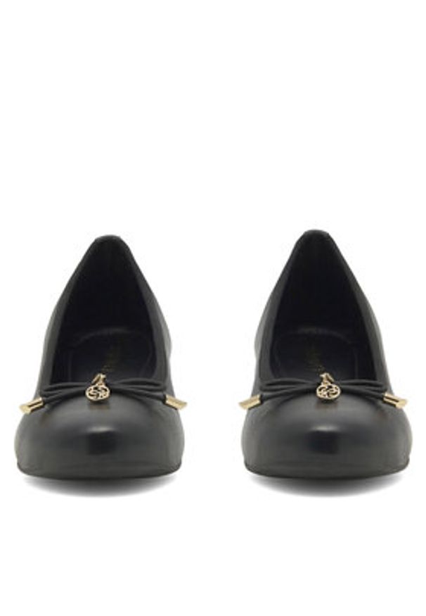 Lasocki Baleriny EST-RUMBA-01 Czarny. Kolor: czarny. Materiał: skóra