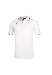 Koszulka polo dla dzieci Mizuno. Typ kołnierza: polo. Kolor: niebieski, wielokolorowy, biały #1