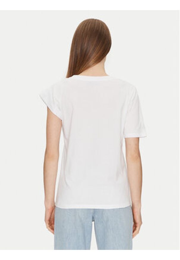 TwinSet - TWINSET T-Shirt 251TP2640 Biały Regular Fit. Kolor: biały. Materiał: bawełna
