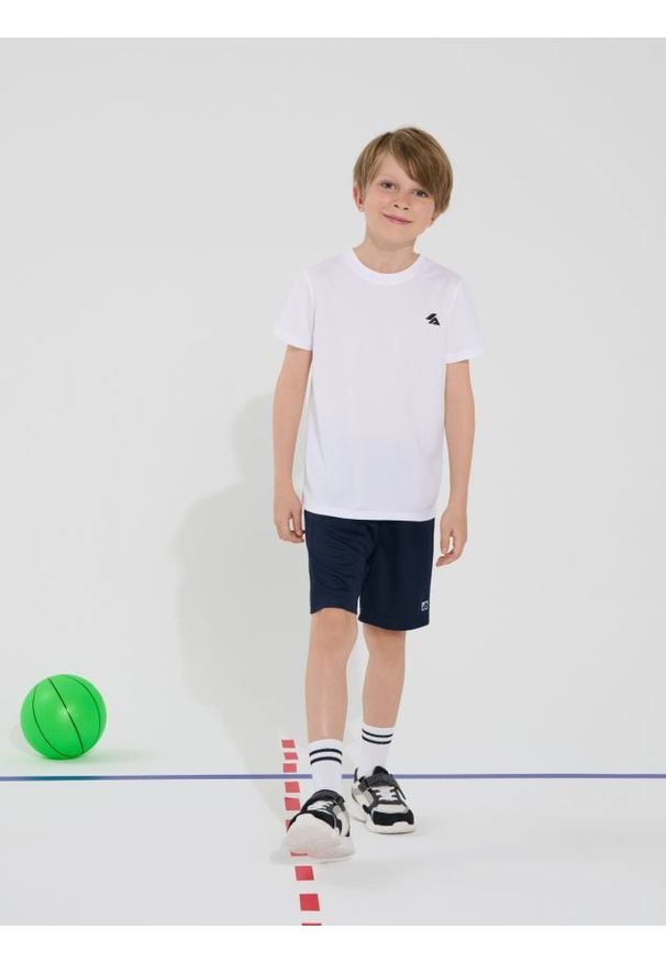 Sinsay - Szybkoschnąca koszulka sportowa 2 pack Active - biały. Kolor: biały. Styl: sportowy