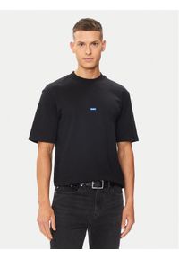 Hugo T-Shirt Nieros 50509991 Czarny Regular Fit. Kolor: czarny. Materiał: bawełna