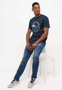 Mustang - MĘSKIE SPODNIE JEANSOWE MUSTANG ORLANDO SLIM DENIM BLUE 1014599 5000 773 #4