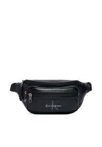 Calvin Klein Nerka Bold Logo Webbing LV04D3419G Czarny. Kolor: czarny. Materiał: skóra #4