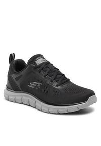 skechers - Skechers Sneakersy Track Broader 232698/BKCC Czarny. Kolor: czarny. Materiał: materiał #3