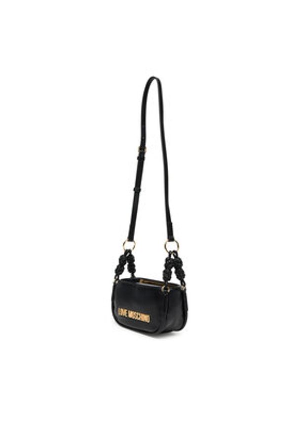 Love Moschino - LOVE MOSCHINO Torebka JC4235PP0MKL0000 Czarny. Kolor: czarny. Materiał: skórzane