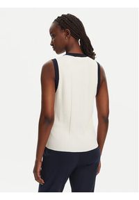 Liu Jo Sport Sweter TA5092 MS022 Biały Regular Fit. Kolor: biały. Materiał: syntetyk. Styl: sportowy