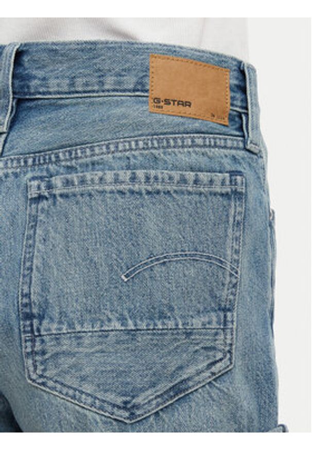 G-Star RAW - G-Star Raw Szorty jeansowe Judee D23211-D788 Niebieski Regular Fit. Kolor: niebieski. Materiał: bawełna