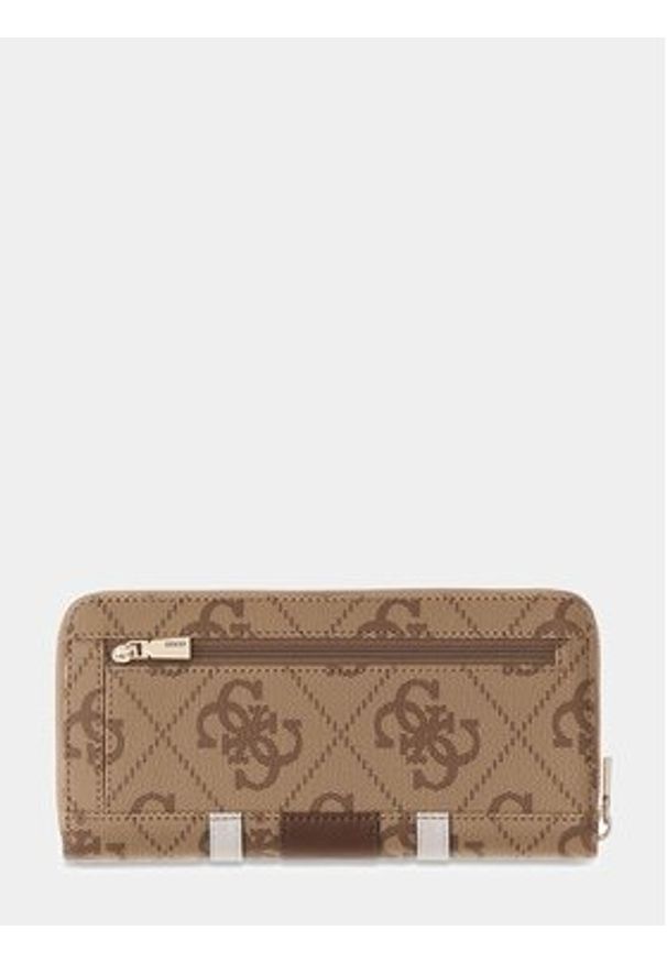 Guess Portfel 181207 Brązowy. Kolor: brązowy