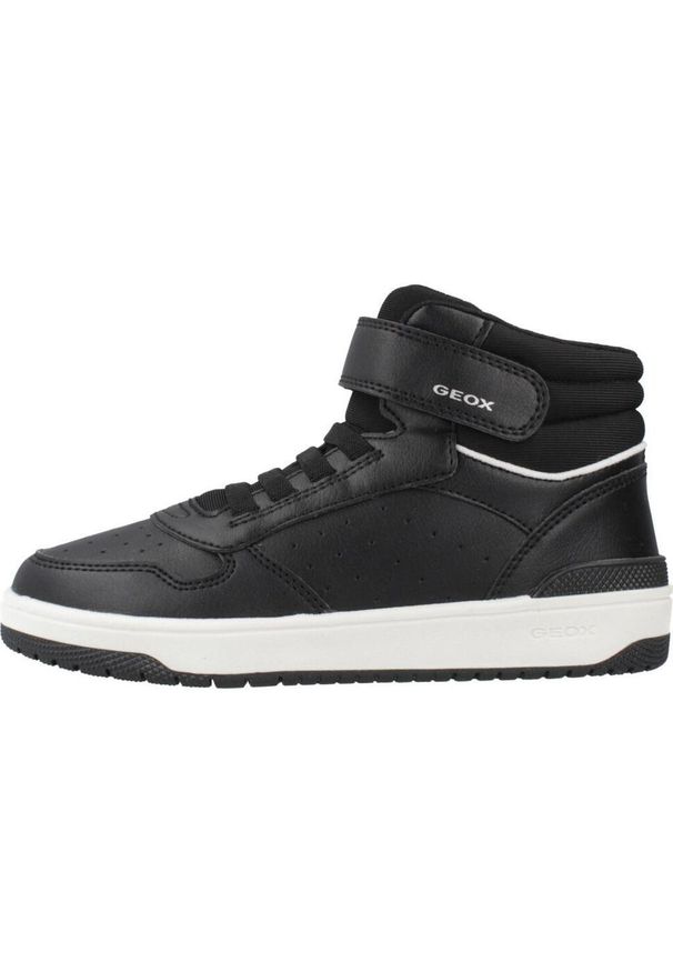 Geox - Kapcie GEOX J WASHIBA Czarny. Kolor: czarny. Materiał: syntetyk, tkanina. Sport: turystyka piesza