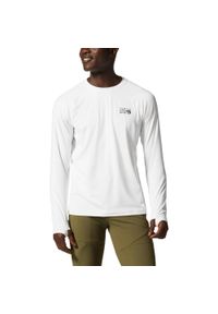 MOUNTAIN HARDWEAR - Koszula sportowa z długim rękawem Crater Lake Long Sleeve Crew - szara. Kolor: szary. Długość rękawa: długi rękaw. Długość: długie. Sport: kolarstwo #1