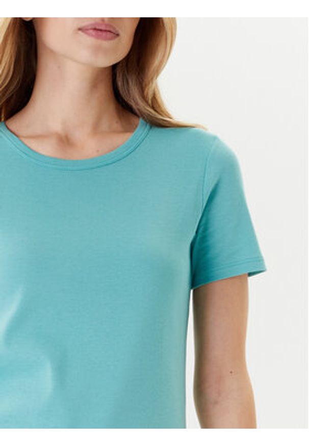United Colors of Benetton - United Colors Of Benetton T-Shirt 3GA2E16A0 Zielony Regular Fit. Kolor: zielony. Materiał: bawełna