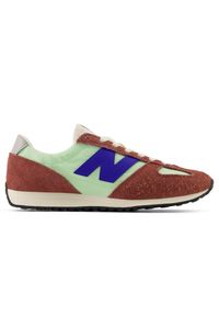 Buty unisex New Balance U471VBB – brązowe. Kolor: brązowy. Materiał: zamsz, materiał, syntetyk. Szerokość cholewki: normalna. Wzór: jodełka. Sezon: lato #1