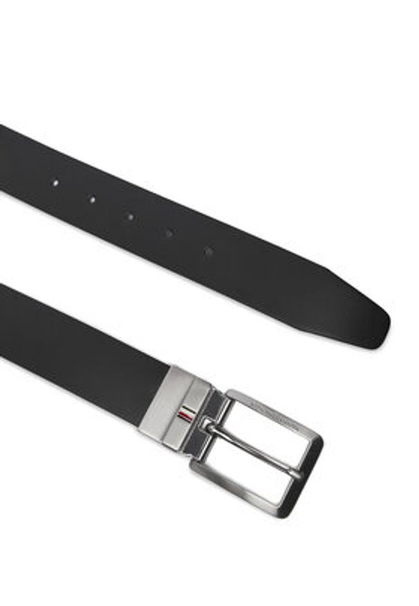 TOMMY HILFIGER - Tommy Hilfiger Pasek Męski Business Rev Lux Set Gp AM0AM13831 Czarny. Kolor: czarny. Materiał: skóra