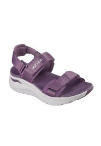 skechers - Sandały Skechers Model Arch Fit 2.0 Kolor Fioletowy. Kolor: fioletowy. Materiał: tkanina