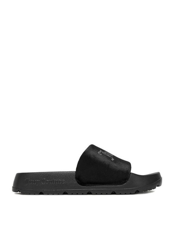 Juicy Couture Klapki PJC5 Czarny. Kolor: czarny. Materiał: materiał