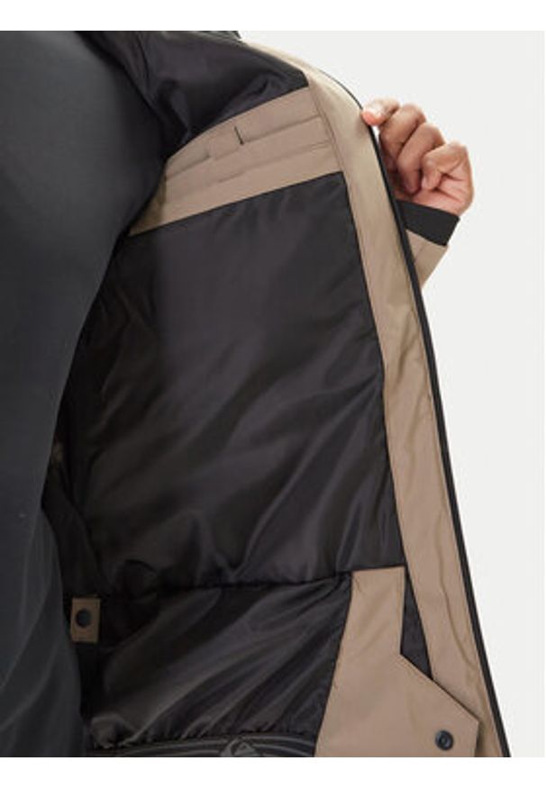 Quiksilver Kurtka snowboardowa Sycamore Solid 20K EQYTJ03502 Beżowy Modern Fit. Kolor: beżowy. Materiał: syntetyk. Sport: snowboard