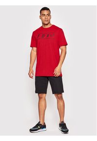 Fox Racing T-Shirt Pinnacle Premium 28991 Czerwony Regular Fit. Kolor: czerwony. Materiał: bawełna
