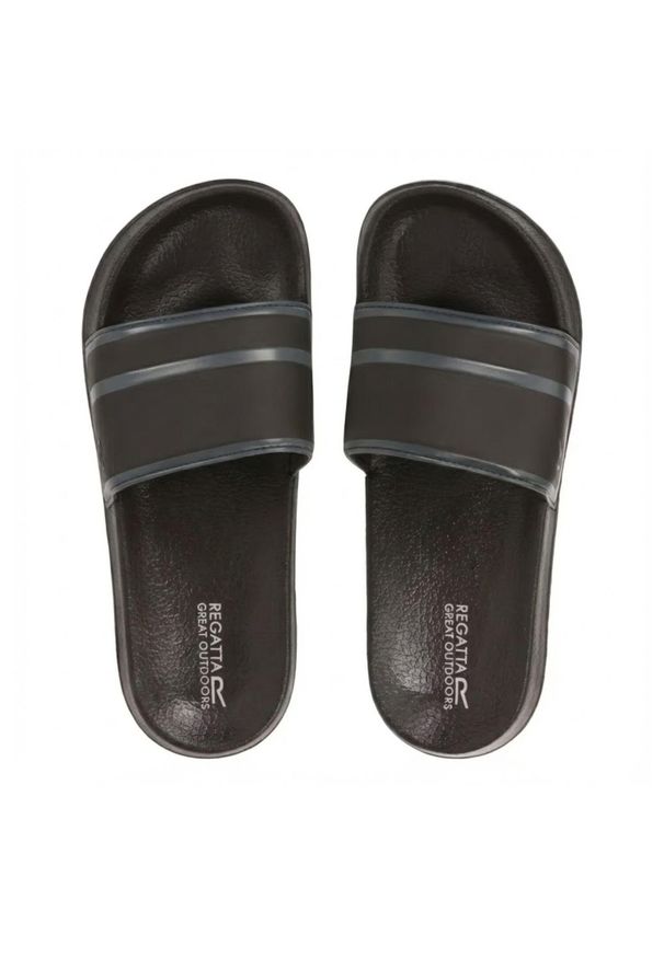 Klapki basenowe męskie Regatta Shift. Kolor: czarny. Sport: pływanie