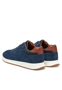 TOMMY HILFIGER - Tommy Hilfiger Sneakersy Premium Suede Hybrid FM0FM05690 Granatowy. Kolor: niebieski. Materiał: zamsz, skóra #6