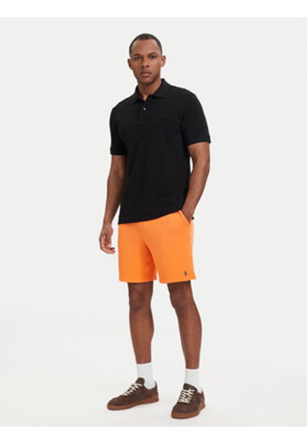 Polo Ralph Lauren Szorty sportowe 710A12486003 Pomarańczowy Regular Fit. Kolor: pomarańczowy. Materiał: bawełna. Styl: sportowy