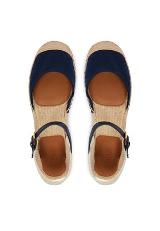 Lauren Ralph Lauren - LAUREN RALPH LAUREN Espadryle 802982888001 Granatowy. Kolor: niebieski. Materiał: materiał