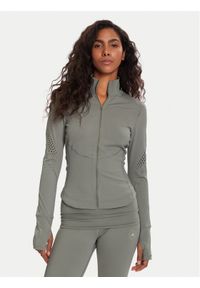 Adidas by Stella McCartney - adidas by Stella McCartney Koszulka techniczna Training Midlayer JW4552 Zielony Slim Fit. Kolor: zielony. Materiał: syntetyk #1