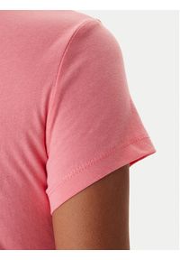 Tommy Jeans T-Shirt DW0DW22273 Różowy Slim Fit. Kolor: różowy. Materiał: bawełna #4