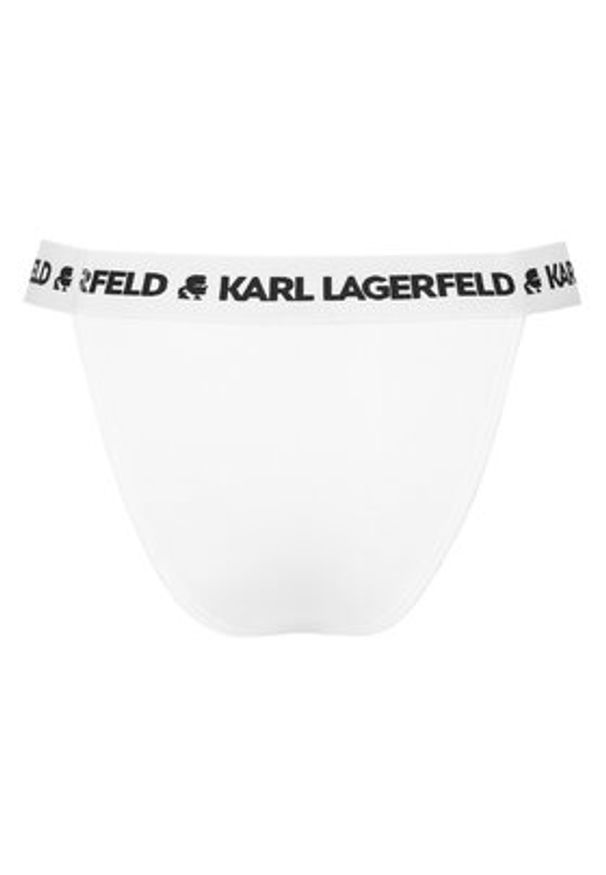 Karl Lagerfeld - KARL LAGERFELD Figi brazylijskie A1W47011 Biały. Kolor: biały. Materiał: lyocell