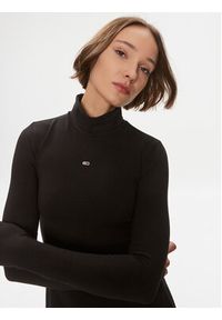 Tommy Jeans Sukienka codzienna DW0DW17524 Czarny Slim Fit. Okazja: na co dzień. Kolor: czarny. Materiał: bawełna. Typ sukienki: proste. Styl: casual #4