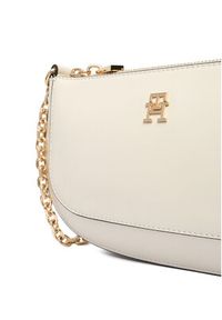 TOMMY HILFIGER - Tommy Hilfiger Torebka Th Glam Mini Chain Crossover AW0AW18142 Écru. Materiał: skórzane #2