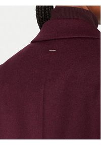 BOSS Płaszcz wełniany Classin 50548371 Fioletowy Regular Fit. Kolor: fioletowy. Materiał: wełna #4