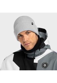 SIROKO - Czapka zimowa beanie męska Snowflake. Kolor: szary. Materiał: akryl, tkanina. Sezon: zima. Styl: sportowy #2