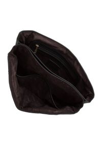 Wittchen - Damska torebka skórzana z szerokimi pikowaniami czarna. Kolor: czarny. Sezon: zima. Materiał: skórzane. Rodzaj torebki: na ramię #4