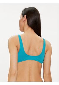 Calvin Klein Swimwear Góra od bikini KW0KW02344 Niebieski. Kolor: niebieski. Materiał: syntetyk