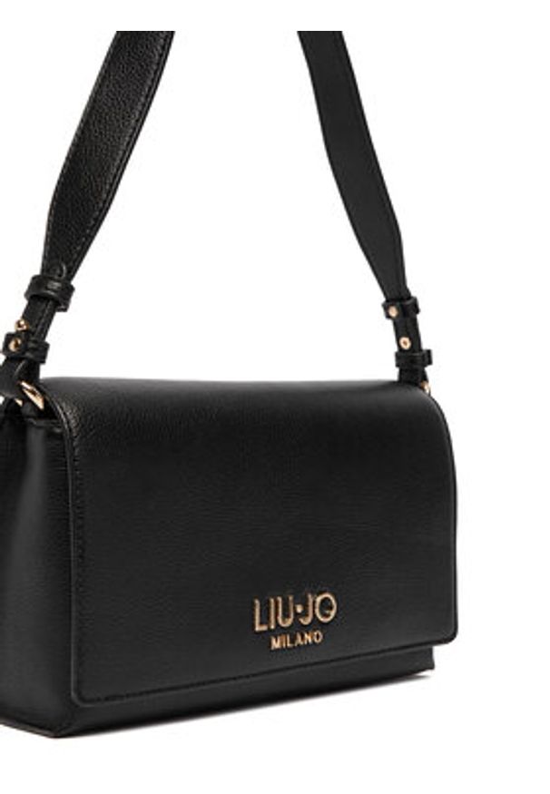 Liu Jo Torebka Ecs S Crossbody AF5224 E0058 Czarny. Kolor: czarny. Materiał: skórzane