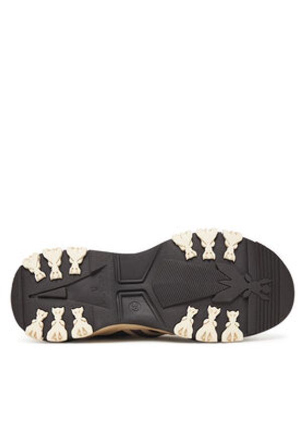 Patrizia Pepe Sneakersy 8Z0043/V005-J4Q9 Beżowy. Kolor: beżowy. Materiał: zamsz, skóra