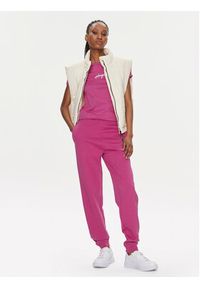 Hugo Spodnie dresowe Easy 50509171 Różowy Relaxed Fit. Kolor: różowy. Materiał: bawełna #5