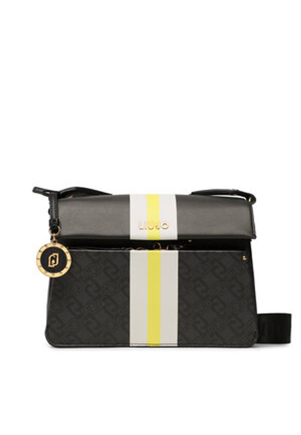 Torebka Liu Jo - Ecs M Messenger AA3085 E0538 Nero 22222. Kolor: czarny. Materiał: skórzane