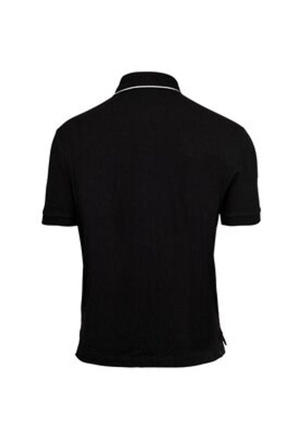 Armani Exchange Polo XM001289 AF10363 UC001 Czarny Regular Fit. Typ kołnierza: polo. Kolor: czarny. Materiał: bawełna