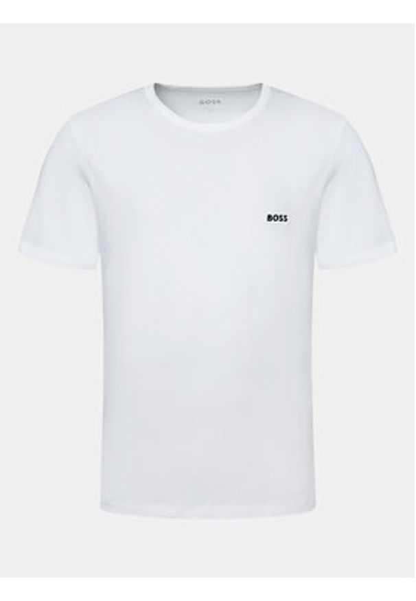 BOSS - Boss Komplet 3 t-shirtów Tshirt Rn 3P Classic 50475284 Beżowy Regular Fit. Kolor: beżowy. Materiał: bawełna