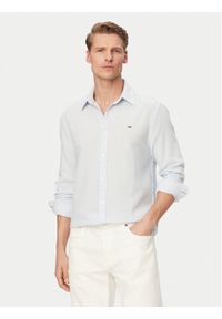 Tommy Jeans Koszula DM0DM22761 Niebieski jasny Regular Fit. Kolor: niebieski. Materiał: len #1