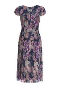 Swing Sukienka koktajlowa 5AK06000 Granatowy Regular Fit. Kolor: niebieski. Materiał: syntetyk. Styl: wizytowy #7