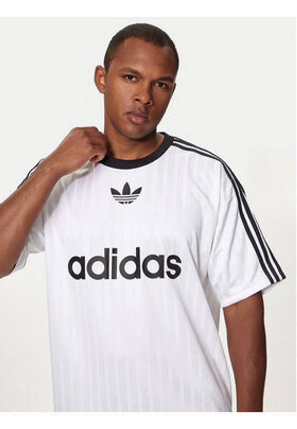 Adidas - adidas T-Shirt adicolor IM9459 Biały Loose Fit. Kolor: biały. Materiał: syntetyk